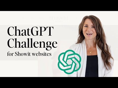 Building a Website with AI: ChatGPT Showit Challenge [Video]