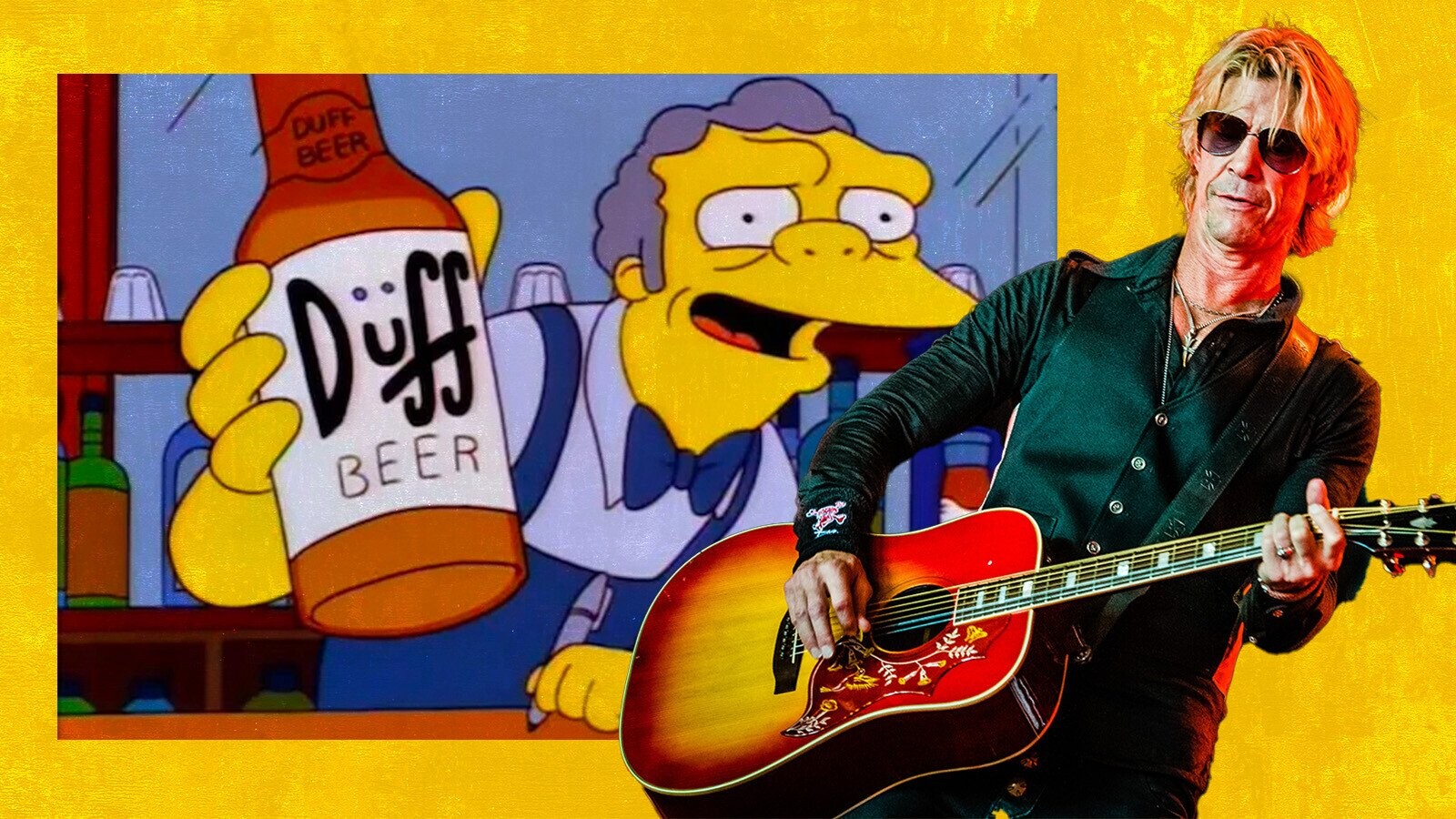 Guns N Roses Duff McKagan Really Wants Us to Think That He Inspired the Beer From The Simpsons [Video]