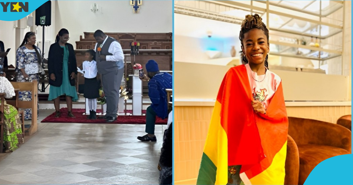 Abigail Attends Thanksgiving Service In UK, Gets GH38,000 Donation: "Afronita Was Absent" [Video]