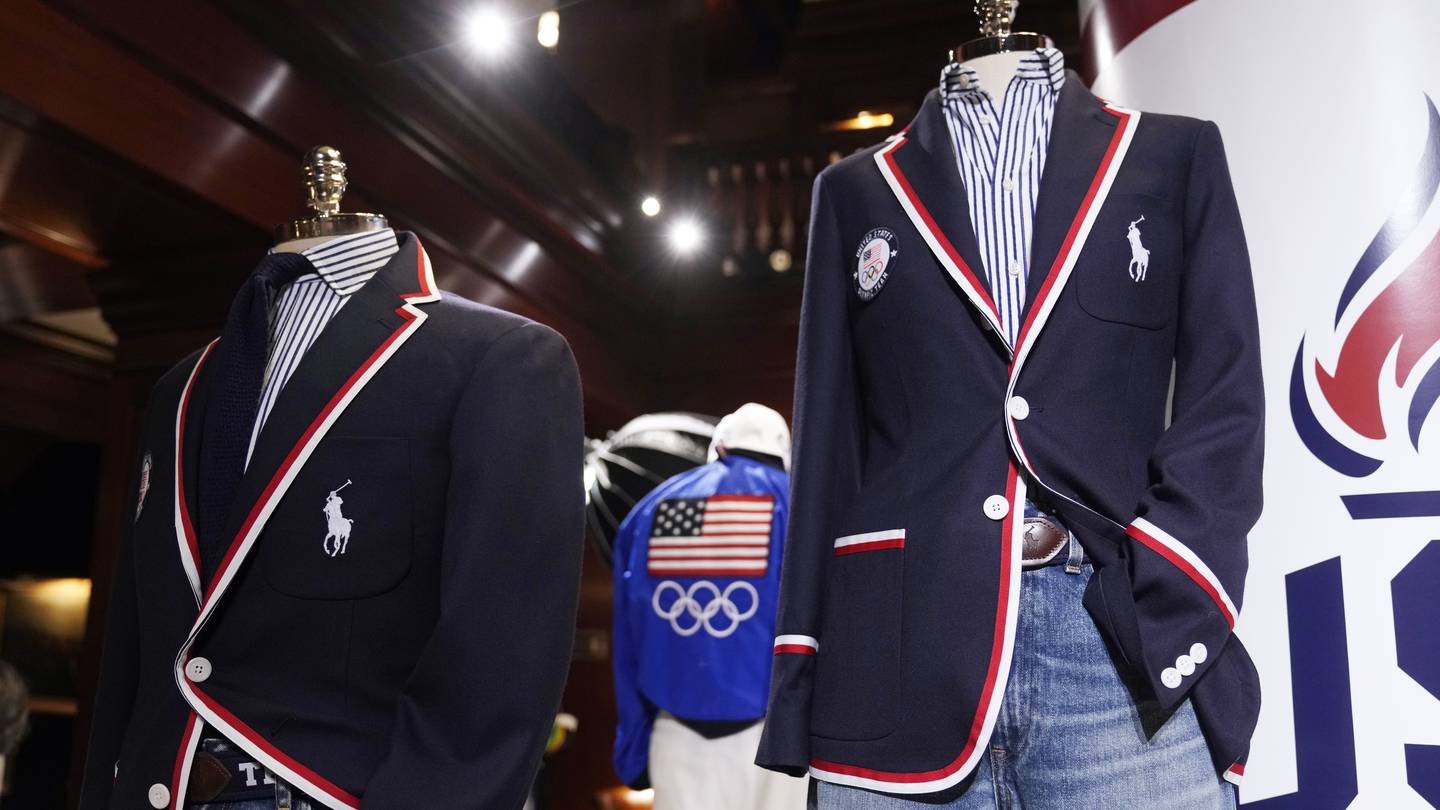Ralph Lauren goes with basic blue jeans for Team USA