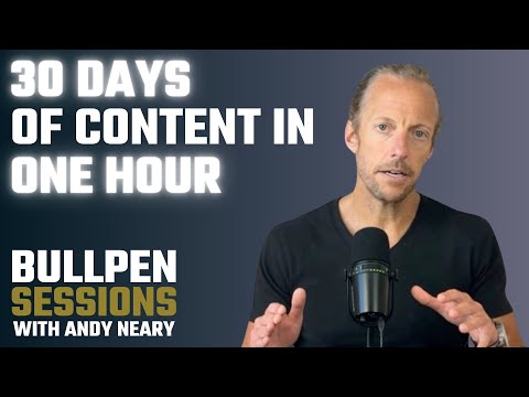 292. How To Create 30 Days Of Content In 1 Hour [Video]