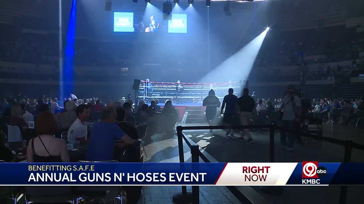 Kansas City’s first responders box for a cause at Guns N Hoses [Video]