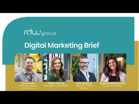 RDW Group – Digital Marketing Brief – Best practices roundtable on SEO, content development & more. [Video]