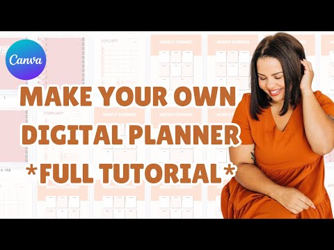 CREATE A DIGITAL PLANNER IN CANVA FOR FREE | DIGITAL MARKETING | MAKE MONEY ONLINE | $10K EASY [Video]