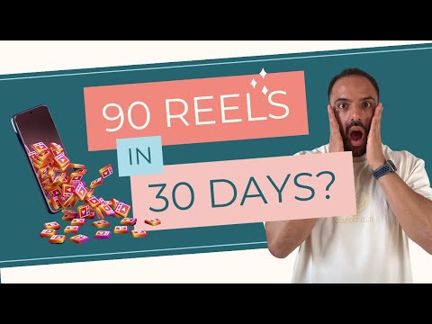 I posted 90 Instagram Reels in 30 days:  My 10 BIGGEST lessons (Part 1) [Video]