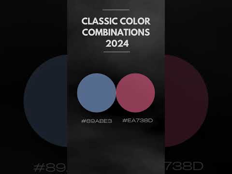 Classic color combinations 2024 [Video]