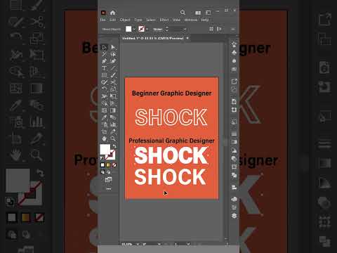 AdobeIllustrator : Different between Beginner graphic designer and professional graphic designer.. [Video]