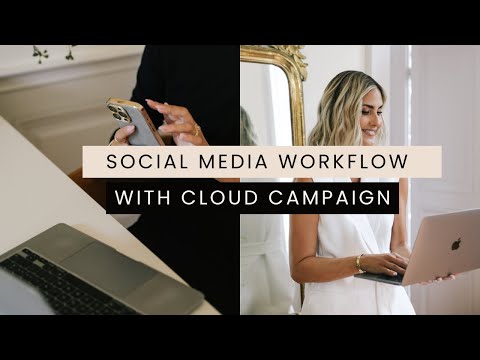 Social Media Manager Workflow Content Creation With Cloud Campaign [Video]