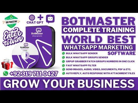 Bot Master Complete Training | World Best WhatsApp Marketing Software [Video]