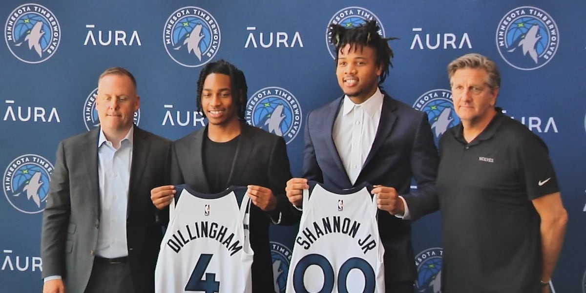 Timberwolves introduce first round draft picks, excited to start prep for next season [Video]