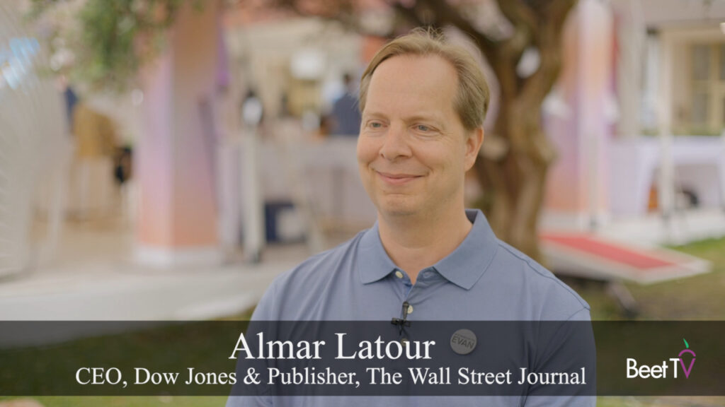 Dow Jones Embraces AI Amidst Surging Demand for Reliable News: CEO Latour  Beet.TV [Video]