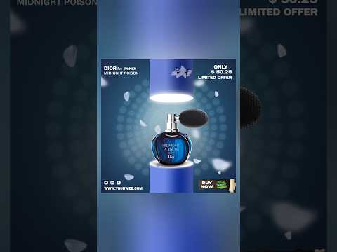 Midnight Poison Dior Product manipulation design for social media marketing… [Video]