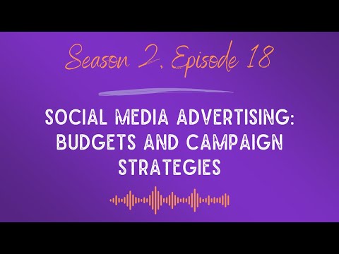 Social Media Advertising: Budgets and Campaign Strategies [Video]