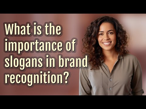 What is the importance of slogans in brand recognition? [Video]