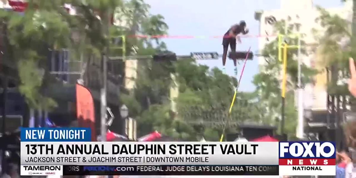 13th Annual Dauphin Street Vault held in Mobile [Video]