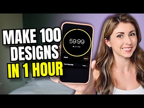 How I Make 100 Designs in 1 Hour (My design process tutorial) [Video]