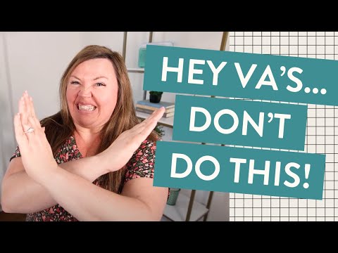 Virtual Assistant Business Mistakes (DON’T do this!) [Video]