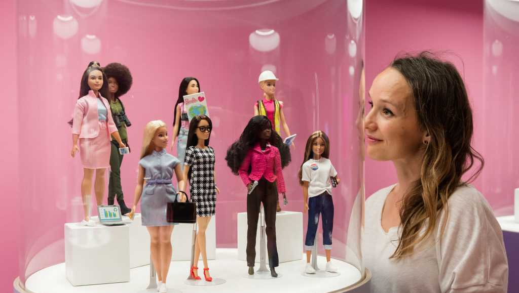 First blind Barbie doll released, with tactile features and a cane [Video]