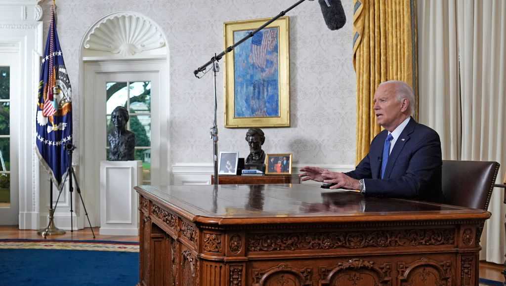 Biden uses Oval Office address to explain his decision to quit 2024 race [Video]