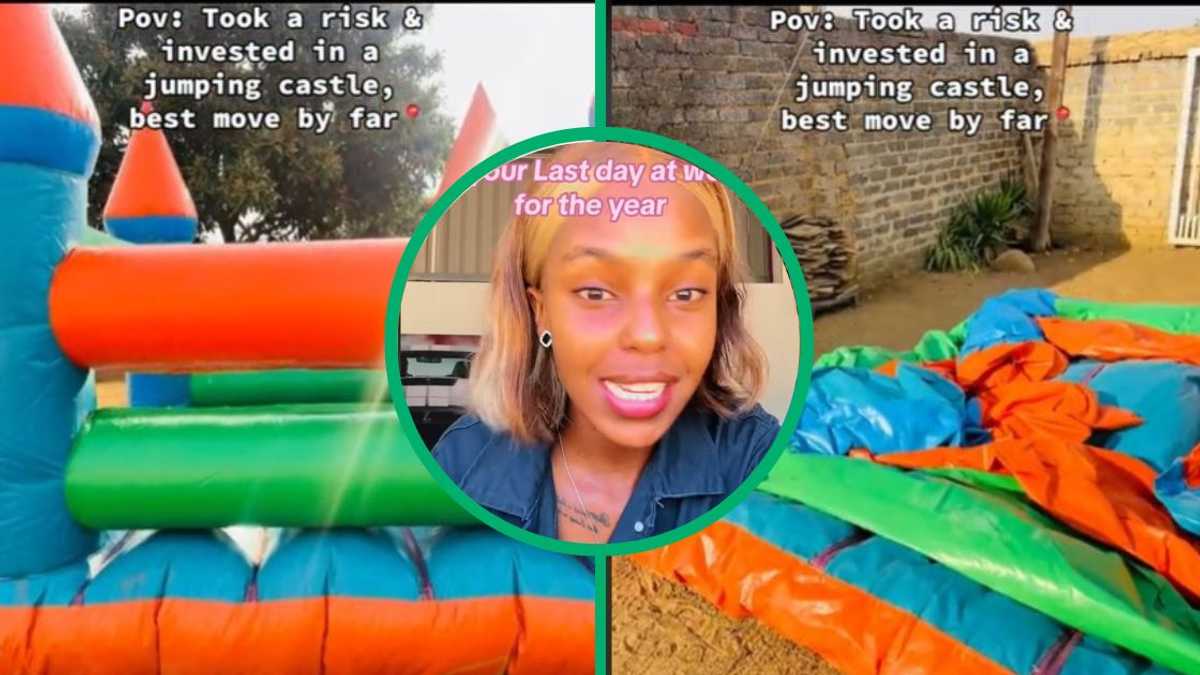 “Proud of You, Stranger”: Woman Launches Jumping Castle Business, Mzansi Approves [Video]
