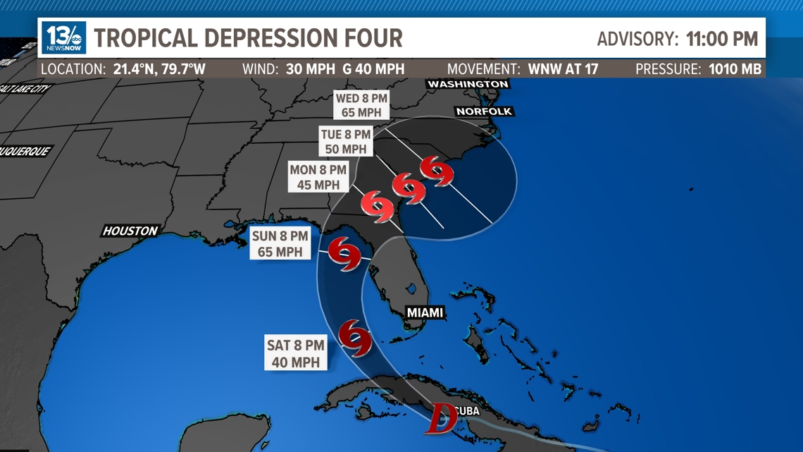 Invest 97L: Latest update on potential Tropical Storm Debby track [Video]