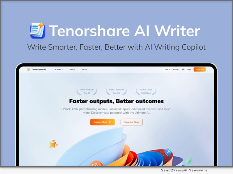 Tenorshare AI Writer Release: Boost Your Writing Efficiency and Content Creation [Video]