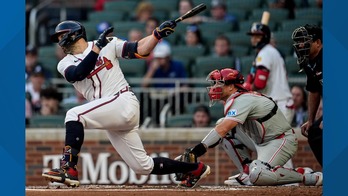 Rookie Spencer Schwellenbach retires 19 hitters in a row, Braves beat Phillies 3-2 [Video]