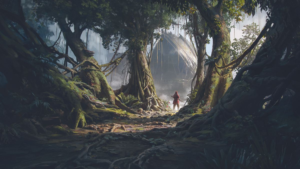 How to illustrate an ancient jungle [Video]