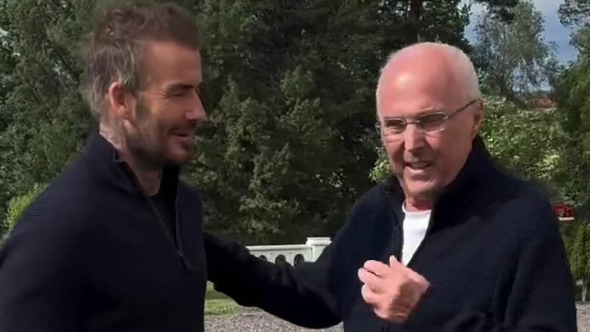 David Beckham shares heartbreaking tribute to Sven-Goran Eriksson – joining England’s gold generation mourning manager’s loss [Video]