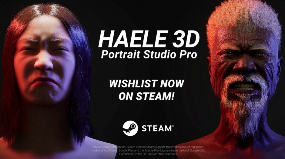 HAELE 3D – Portrait Studio Pro Coming to Steam [Video]