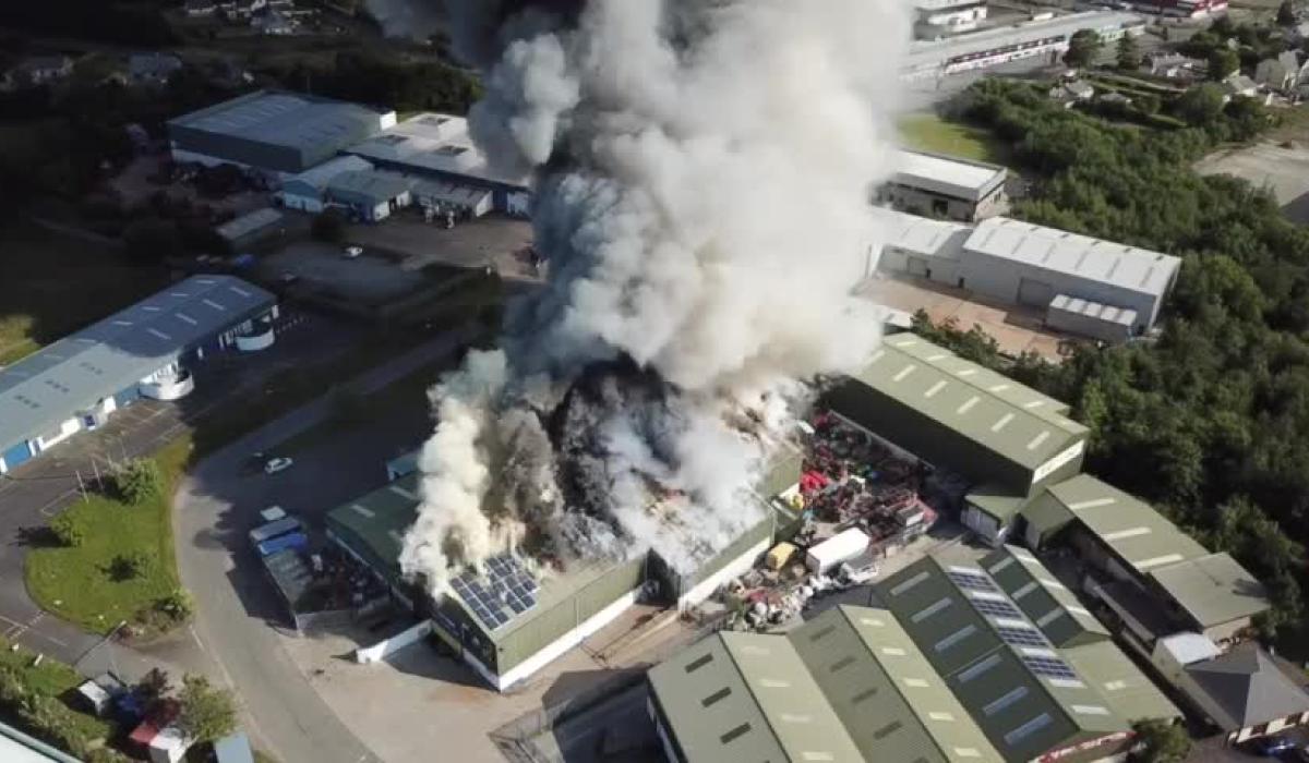 WATCH: Drone footage of evening blaze in Letterkenny [Video]