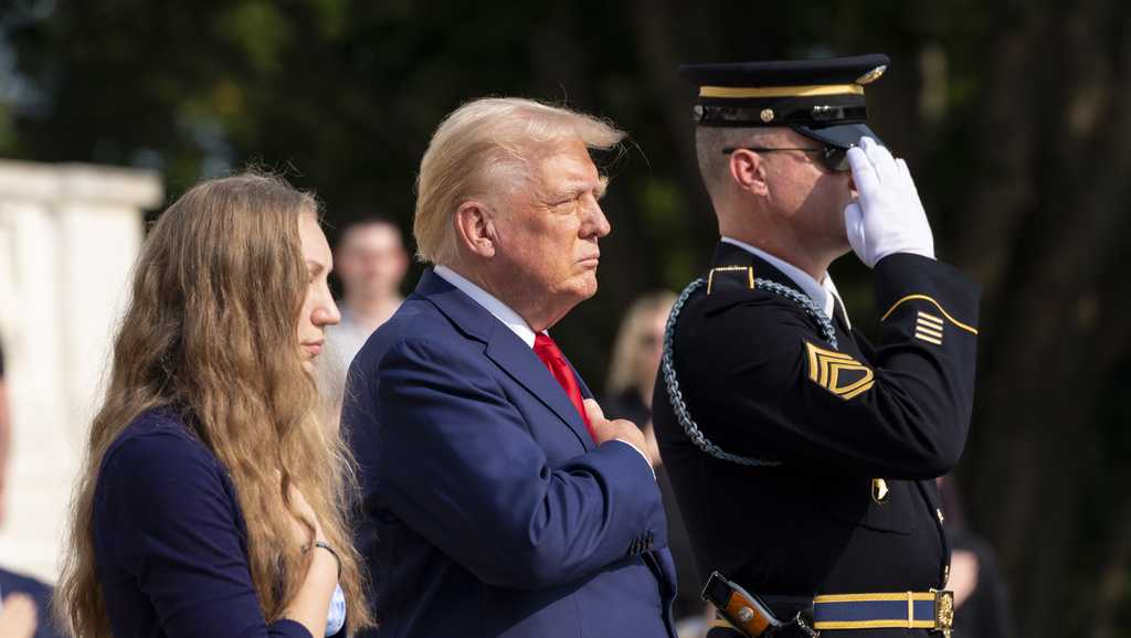 Trump issues statement from Gold Star families defending Arlington Cemetery visit and ripping Harris [Video]