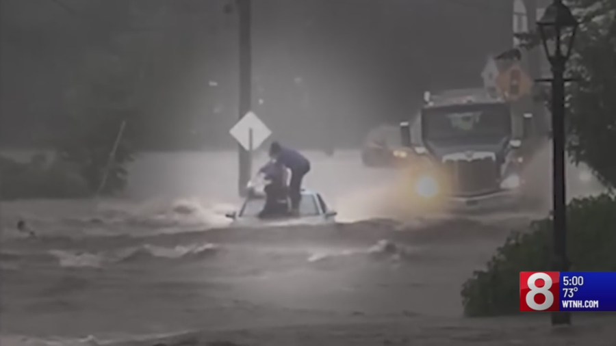 Oxford family reunited with man who saved them from floodwaters [Video]