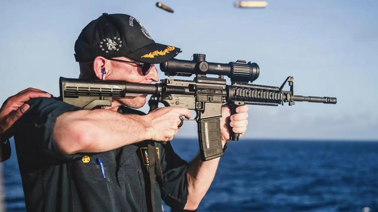 US Navy warship commander relieved of duty following image of him shooting rifle with scope mounted backward [Video]