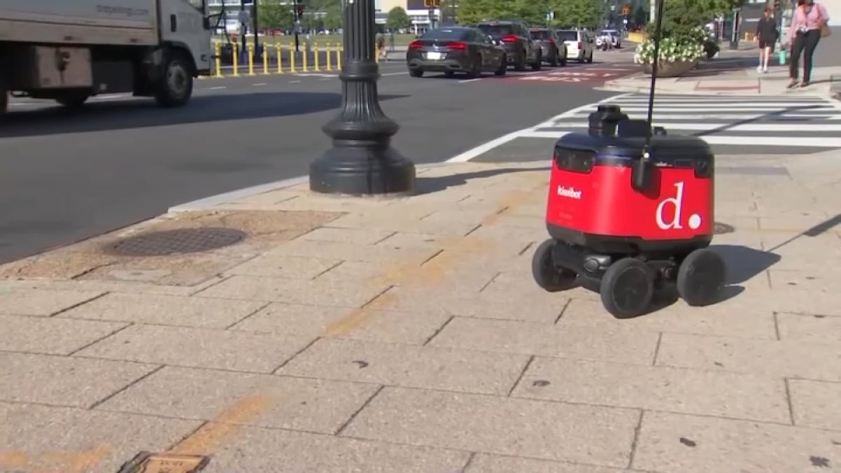 A DDOT robot is cruising the sidewalks of DC  NBC4 Washington [Video]