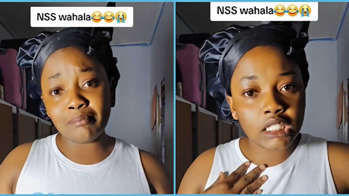 NSS: Young Ghanaian Lady Posted To Bolgatanga To Work As A Traffic Warden, Cries Out In Video