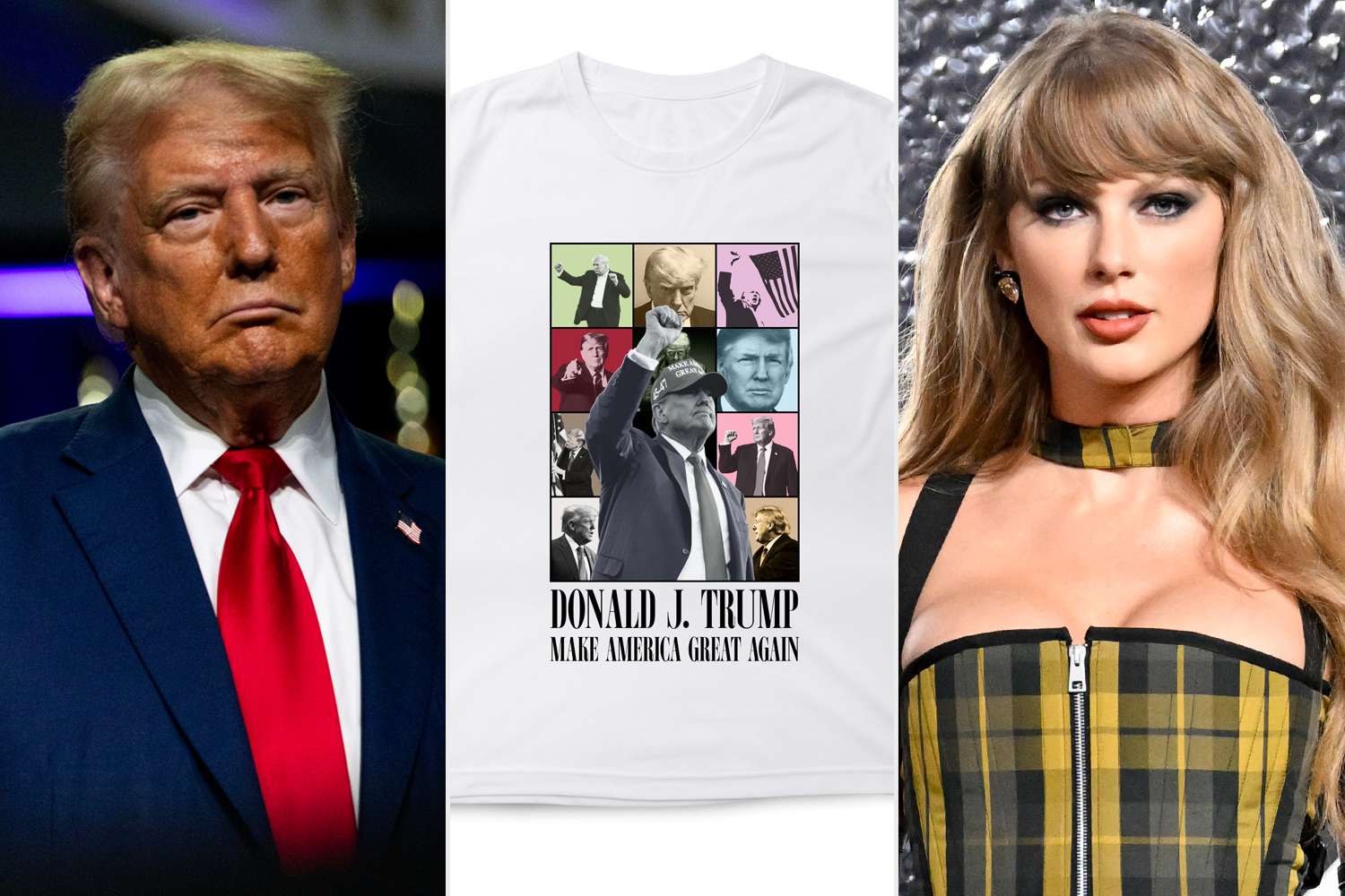 Trump Releases Knockoff Eras Tour Campaign Shirts After Taylor Swift Endorses Harris [Video]