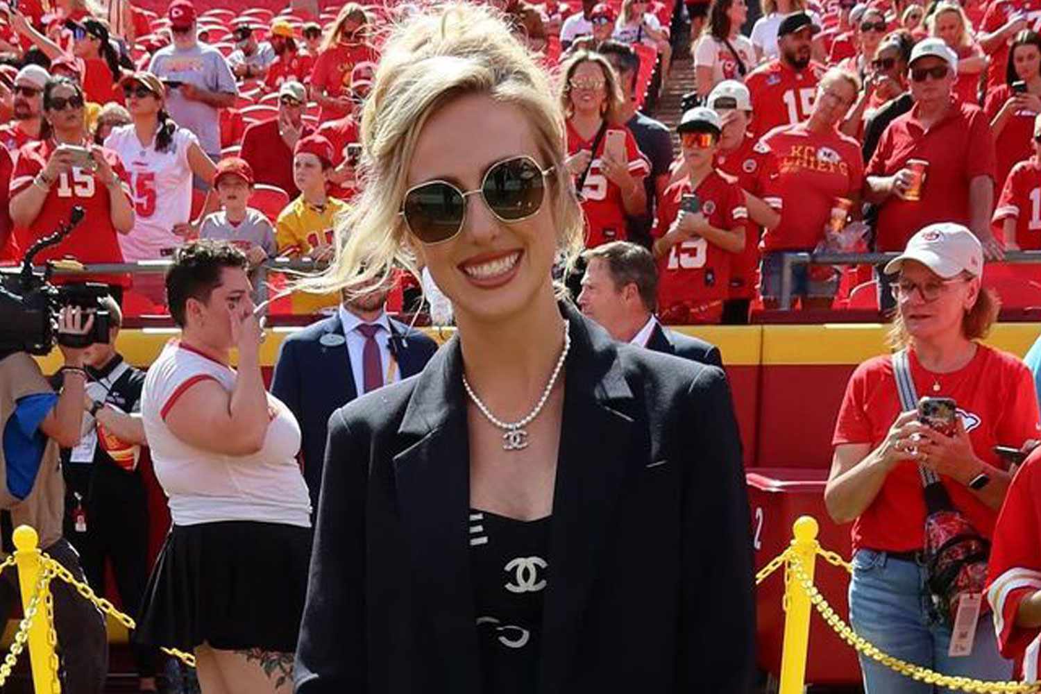 Pregnant Brittany Mahomes Wears Vintage Chanel for Chiefs Game: See Her Look [Video]