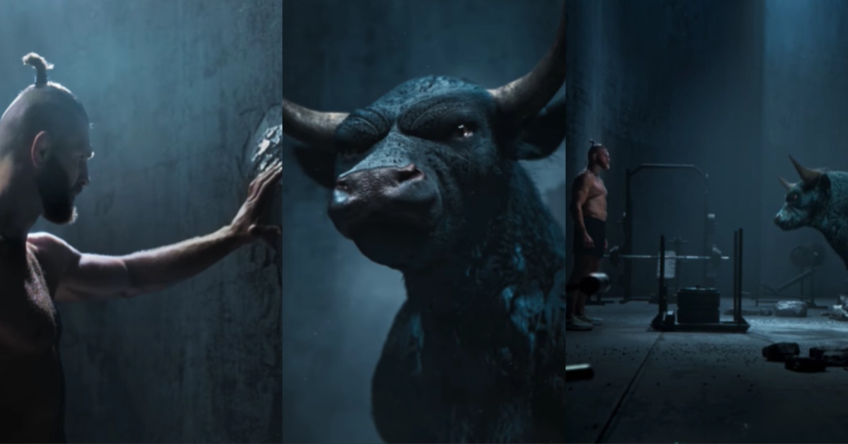 UFC Star Jiri Prochazka Grapples with a Brahma Bull in Commerical for Dwayne Johnson’s New Project Rock Campaign [Video]