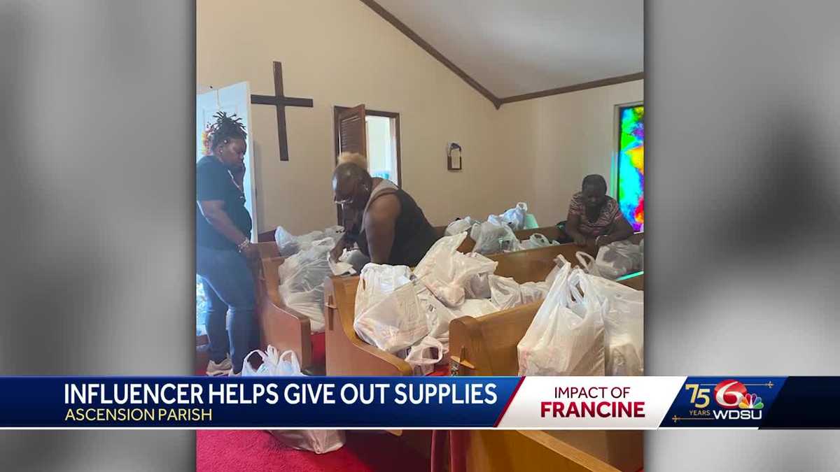 New Orleans influencer Supa Cent pays it forward; helps people of Modeste after Hurricane Francine [Video]