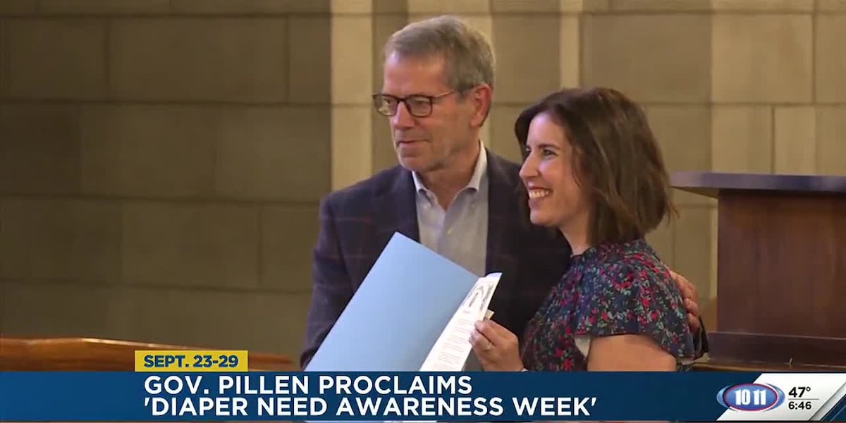 Governor Jim Pillen declares National Diaper Need Awareness Week in Nebraska [Video]