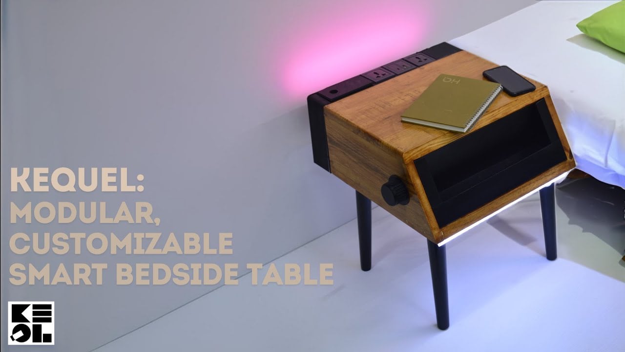 Modular customizable smart side table  Adafruit Industries  Makers, hackers, artists, designers and engineers! [Video]