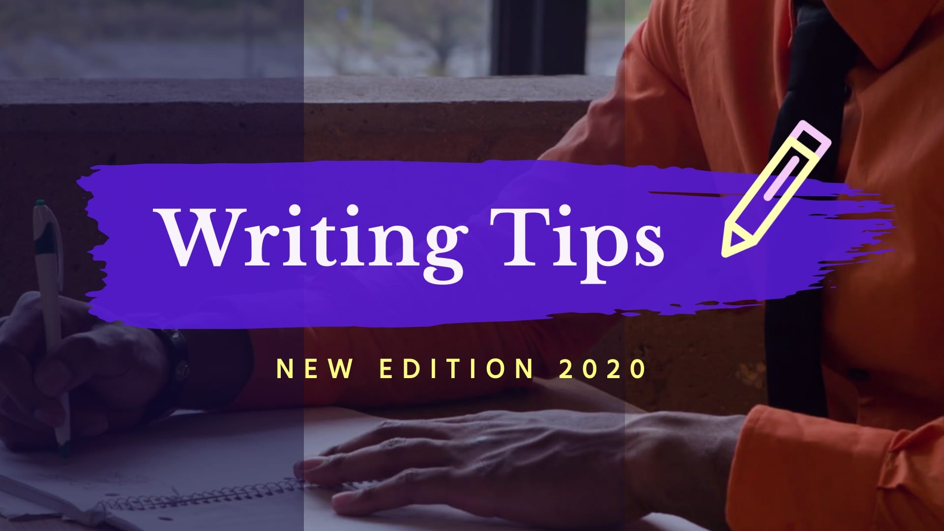 Writing Tips Intro – Video Template