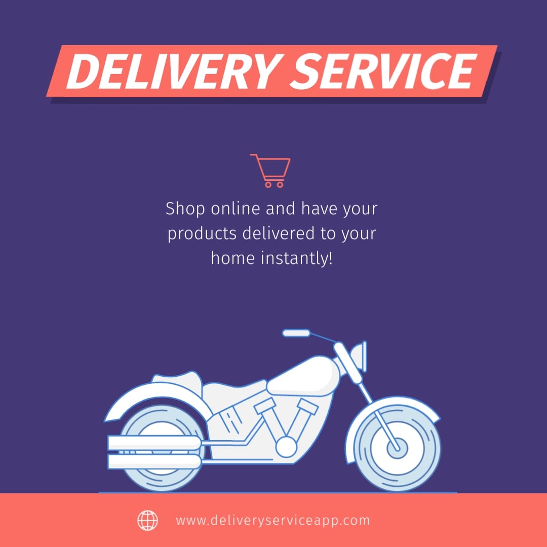 Delivery Service – Instagram Post Template [Video]