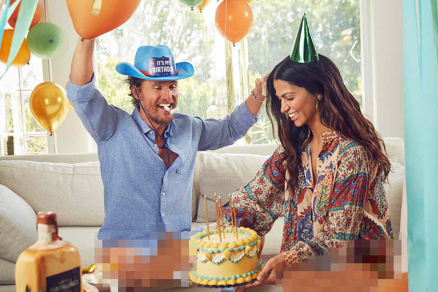 Camila, Matthew McConaughey Celebrate Pantalones’ 1st Birthday Pantless [Video]