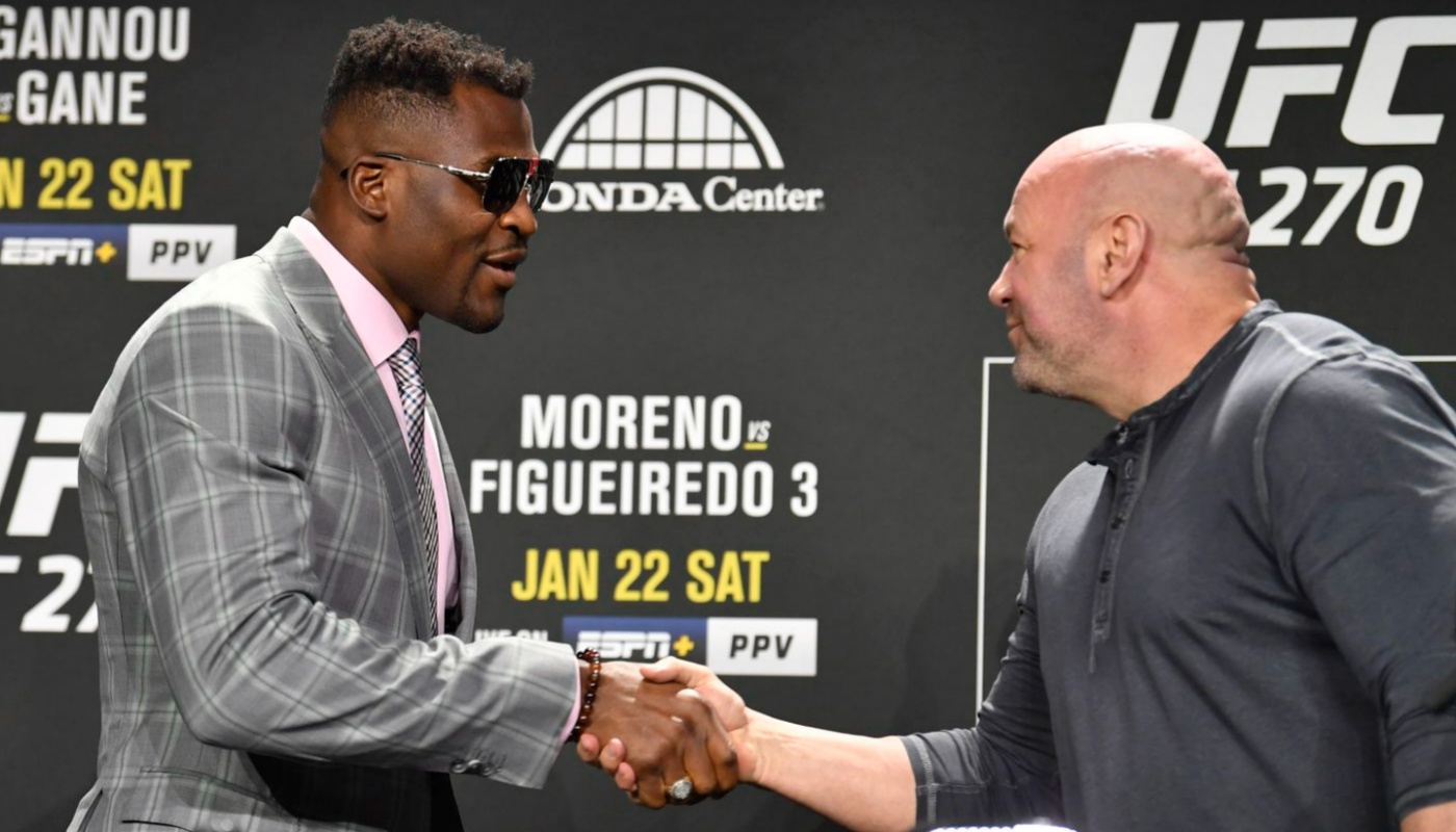 Francis Ngannou issues cold response to “Bully” Dana White’s latest attacks [Video]