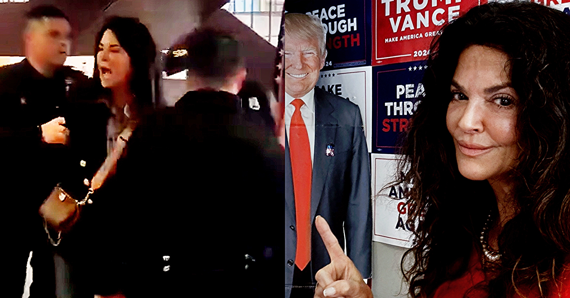 Trump Fan Val Biancaniello Cuffed Harassed Voters At Polls [Video]