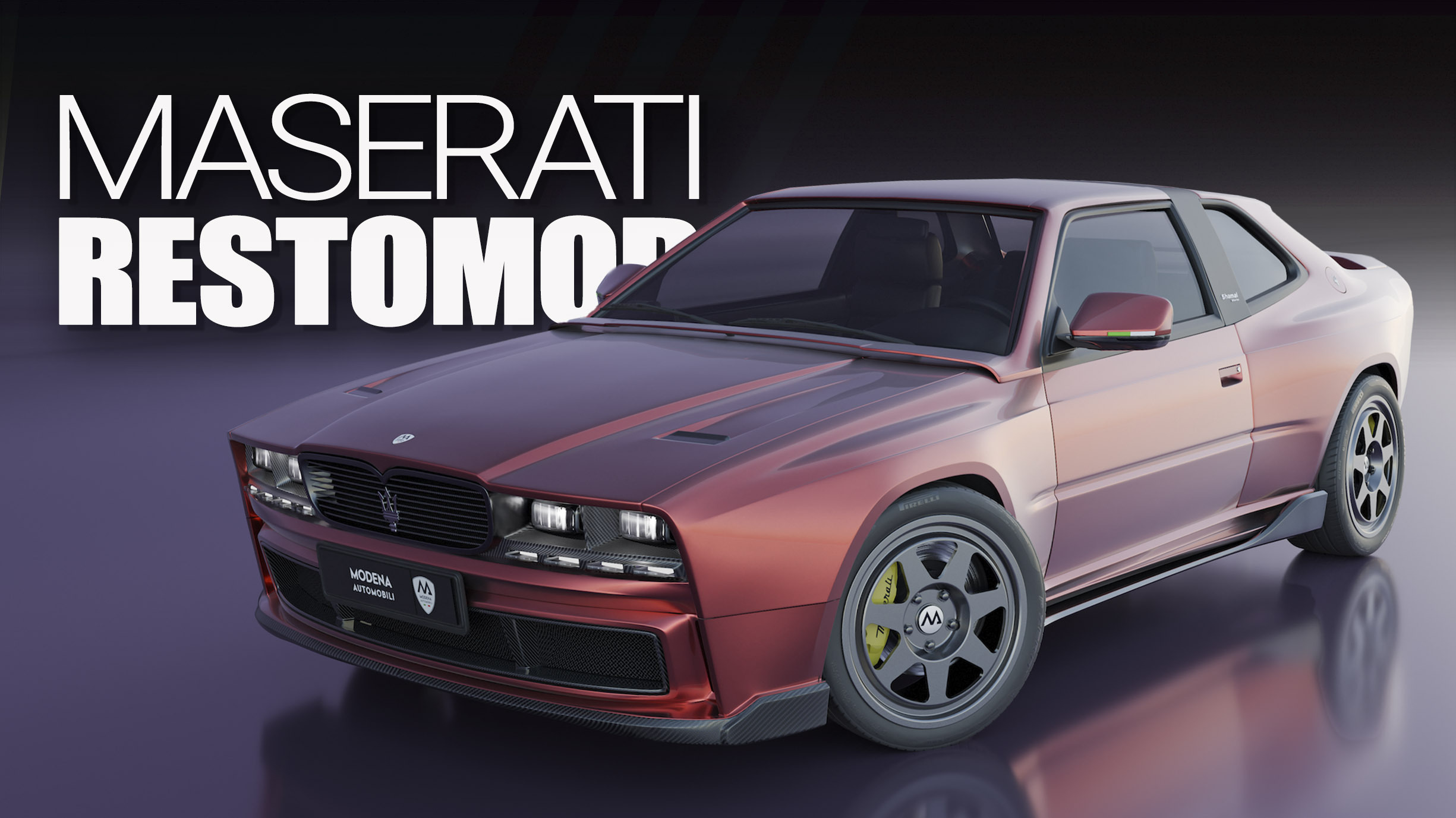 Maserati Biturbo Shamal Restomod Combines 80s Italian Flair With 21st-Century Speed [Video]