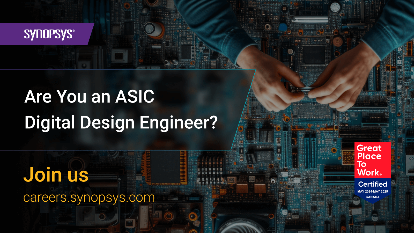 ASIC Digital Design, Staff Engineer at Synopsys [Video]