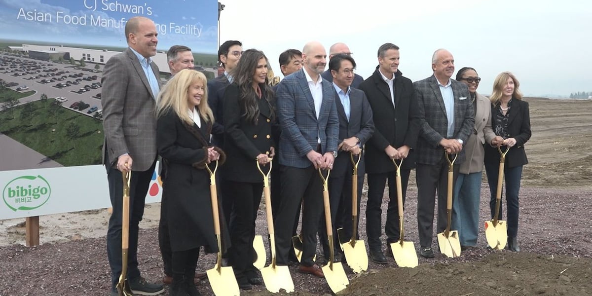 Schwans breaks ground on Sioux Falls facility, promises growth [Video]